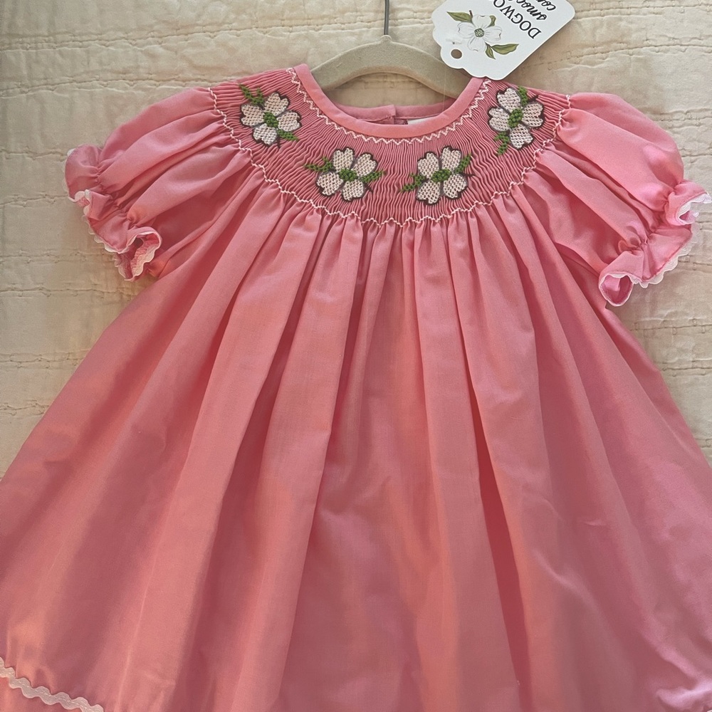 Smocked Dogwood Dress 
By Dogwood Smocking Company